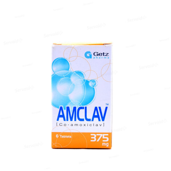 AMCLAV 375MG TABLETS