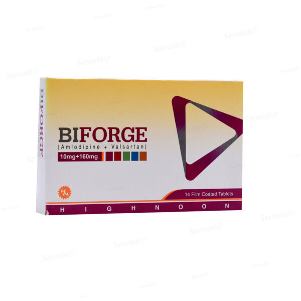 BIFORGE 10/160MG TABLETS