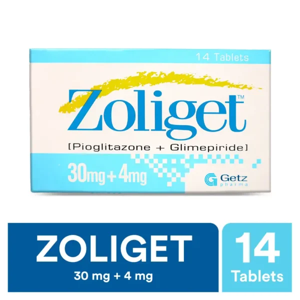 ZOLIGET 30/4MG TAB