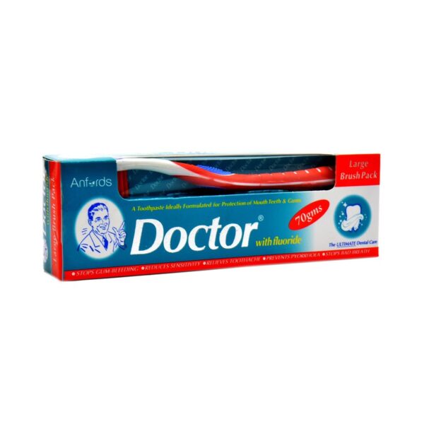 DOCTOR TOOTH PASTE LARGE BURSH PACK 70GM