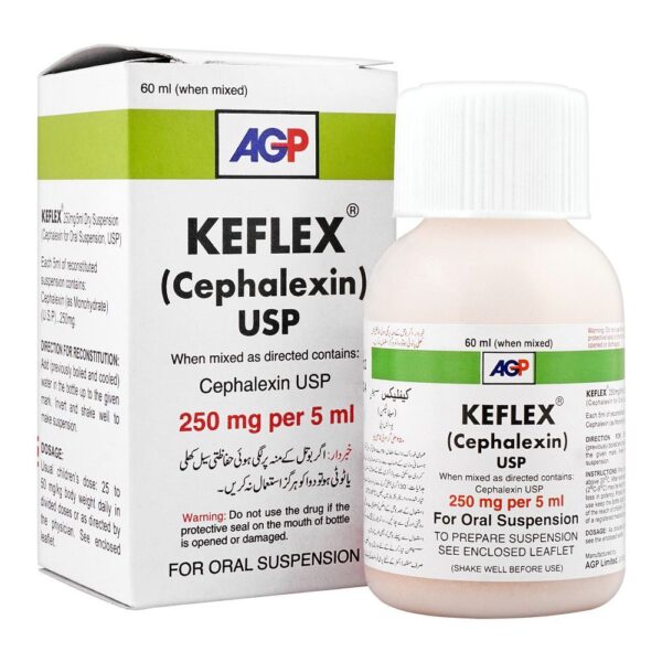 KEFLEX 250MG 60ML SYP