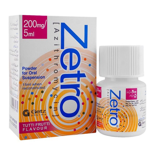 ZETRO 200MG 5ML SUSPENSION