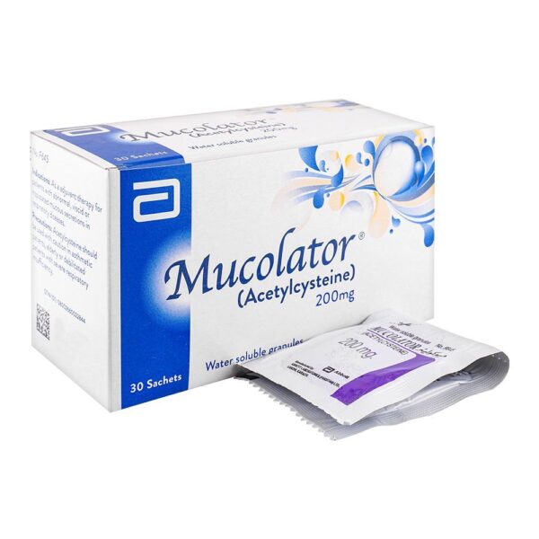 Mucolator Granules Sachets 200Mg