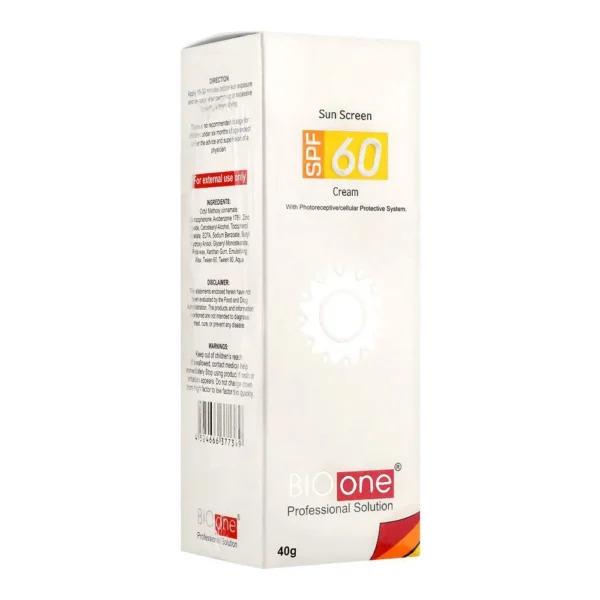 BIO ONE SPF 60 SUN BLOK