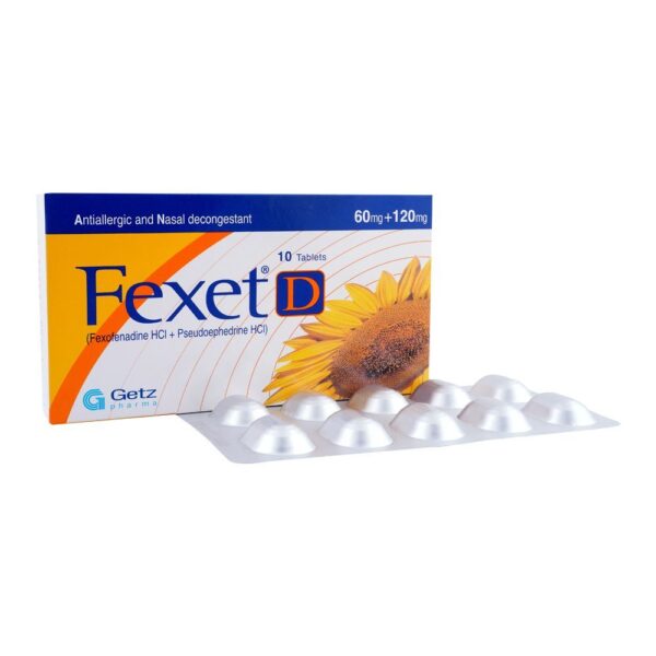 FEXET D 60/120MG TAB