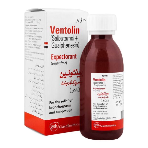 VENTOLIN EXPECTORANT 120ML