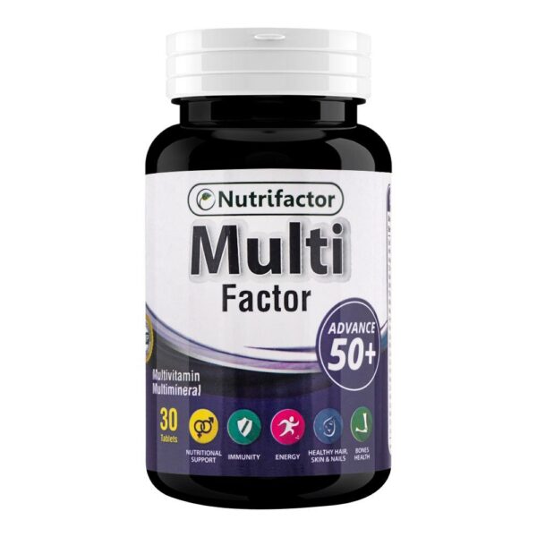 Nutrifactor Multi Factor Advance 50+ Multivitamin Food Supplement, 30 Tablets