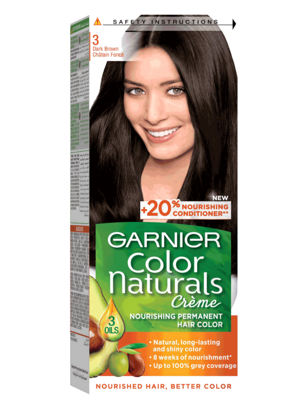 GARNIER COLOR NATURAL 3 DARK BROWN