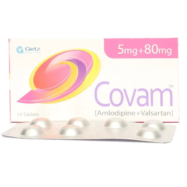 COVAM 5MG+80MG TAB