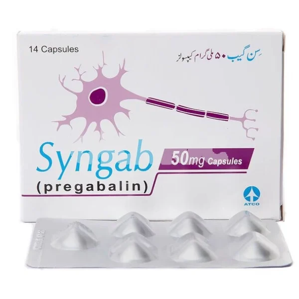 SYNGAB 50MG CAPSULES