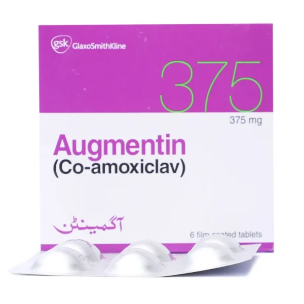 AUGMENTIN TAB 375MG 18`S