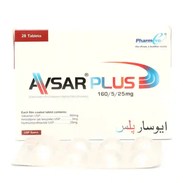 AVSAR PLUS 160/5/25MG TAB