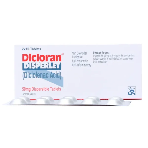 DICLORAN DISPERLET 50MG TAB