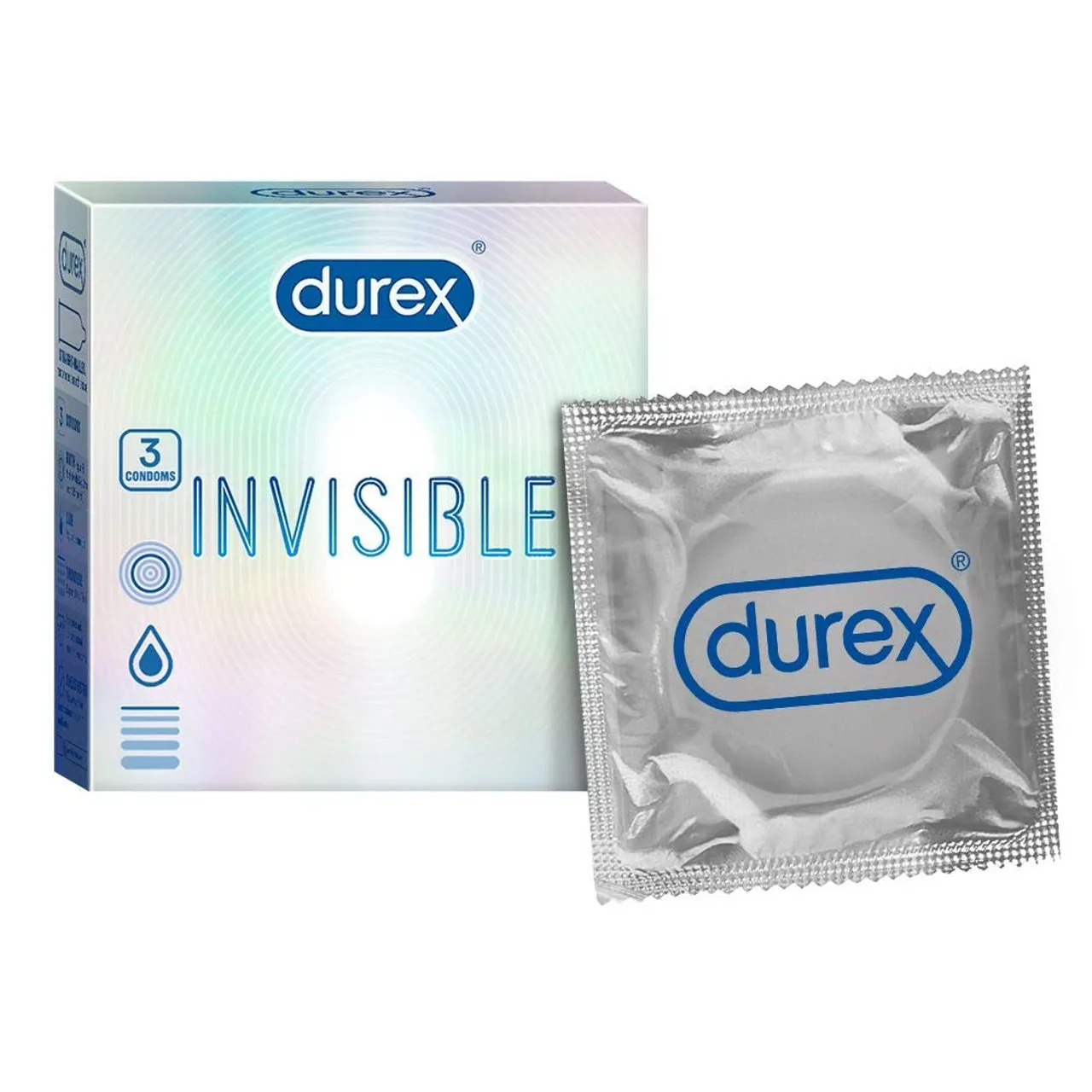 DUREX CONDOM INVISIBLE 3`S