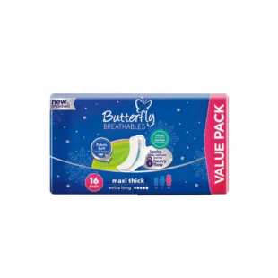 BUTTERFLY NAPKINS MEDIUM 16`S
