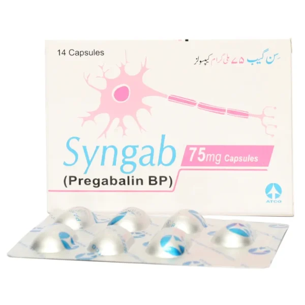 SYNGAB 75MG CAPSULES