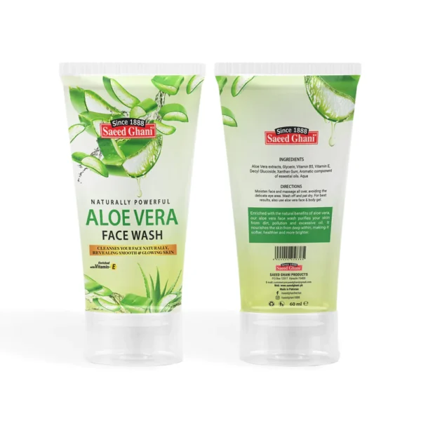 SAEED GHANI ALOE VERA FACE WASH 60ML