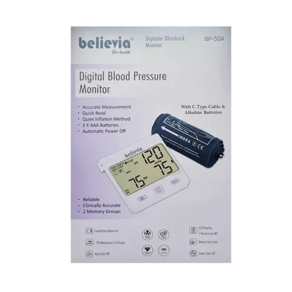 BELIEVIA BP MONITOR BP50A
