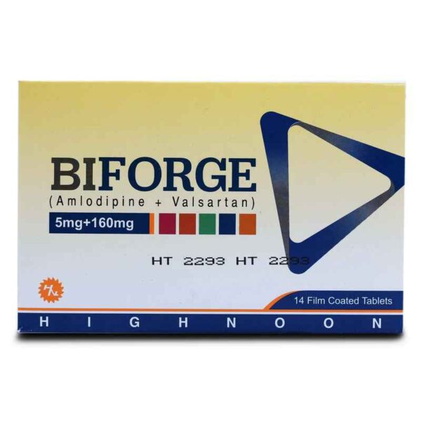 BIFORGE 5/160MG TABLETS