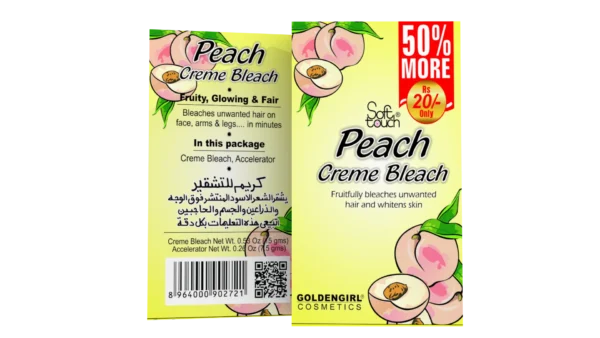 PEACH CREME BLEACH SACHETS