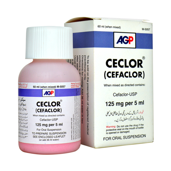 CECLOR 125MG 60ML SUSP