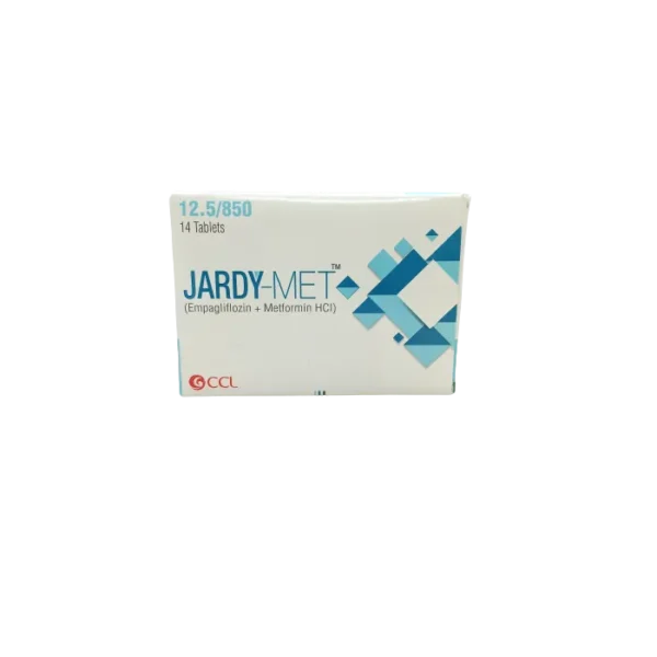 JARDY MET 12.5/850MG TAB 14`S