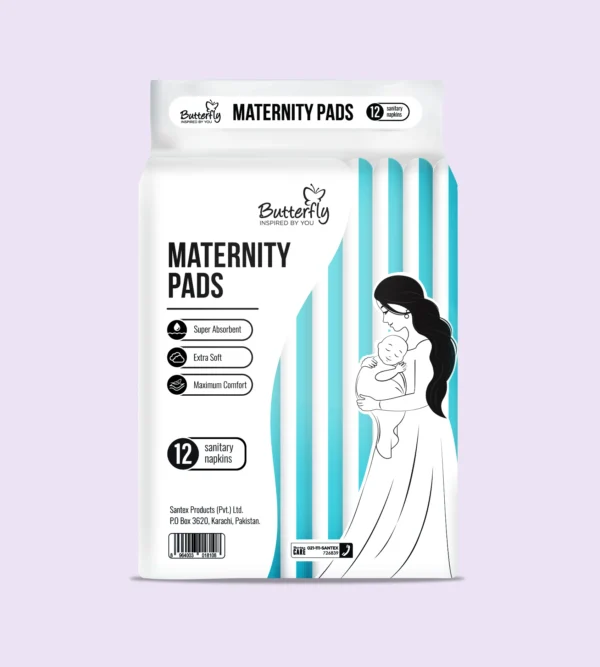BUTERFLY MATERNITY PADS 12S