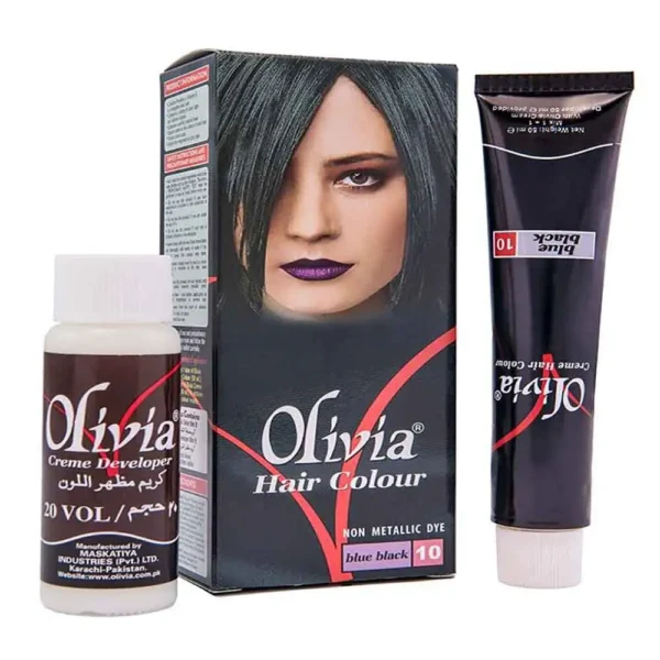 OLIVIA HAIR COLOUR BLUE BLACK 10