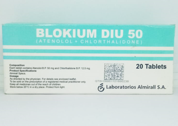 BLOKIUM DIU 50MG TABLETS