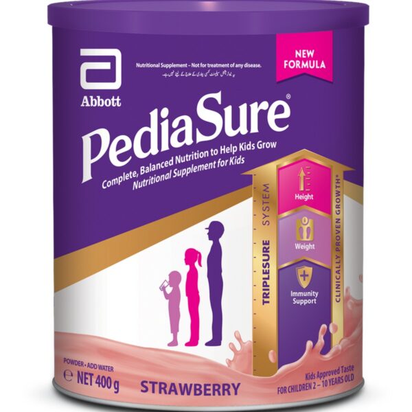 PEDIASURE STRAWBERRY POWDER 400GM