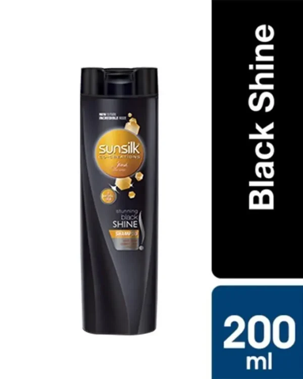 SUNSILK BLACK SHINE SHAMPOO 200ML
