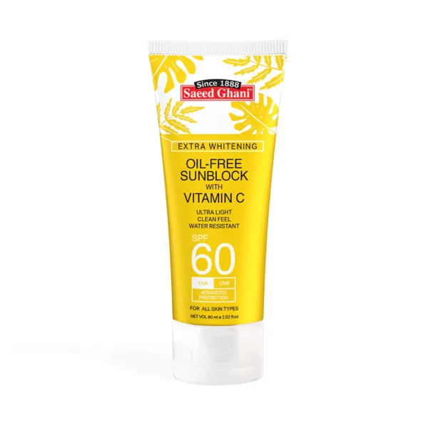 SG OIL FREE SUNBLOCK VITAMIN C SPF60