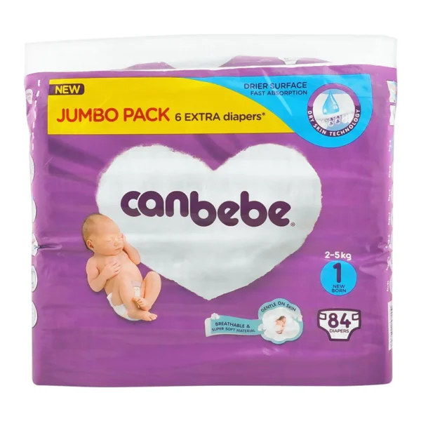 CANBEBE DIAPER NEW BORN 84
