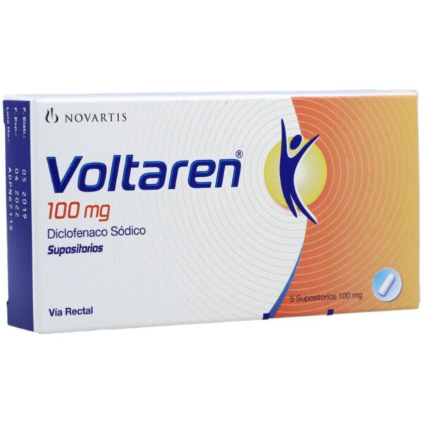 VOLTRAL 100MG SUPPOSITORIES