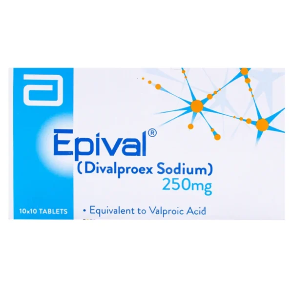 EPIVAL 250MG TABLETS