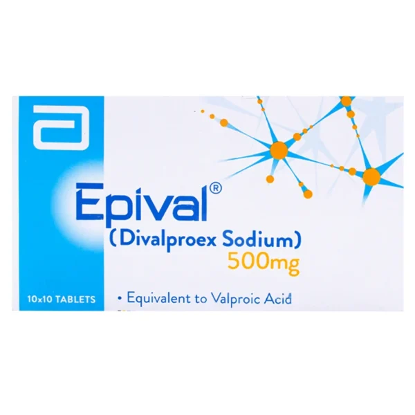 EPIVAL 500MG TABLETS