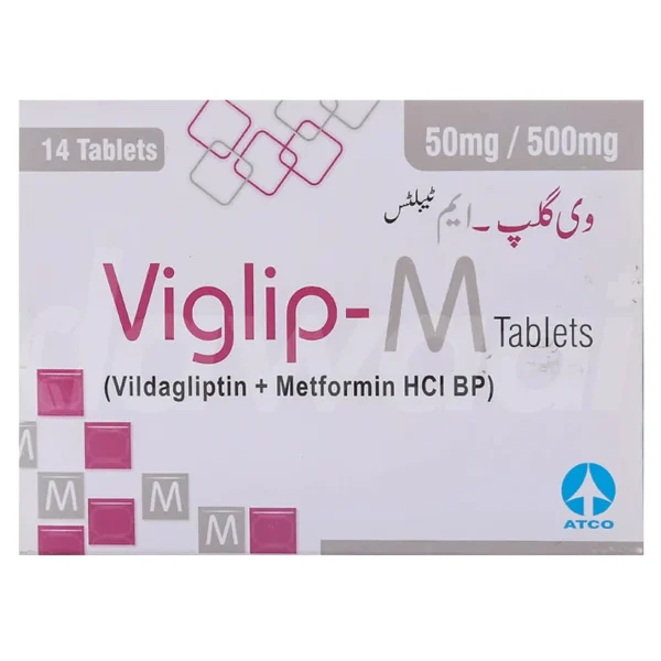 VIGLIP M 50/500 TABS