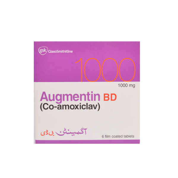 AUGMENTIN TABLETS 1G 12`S