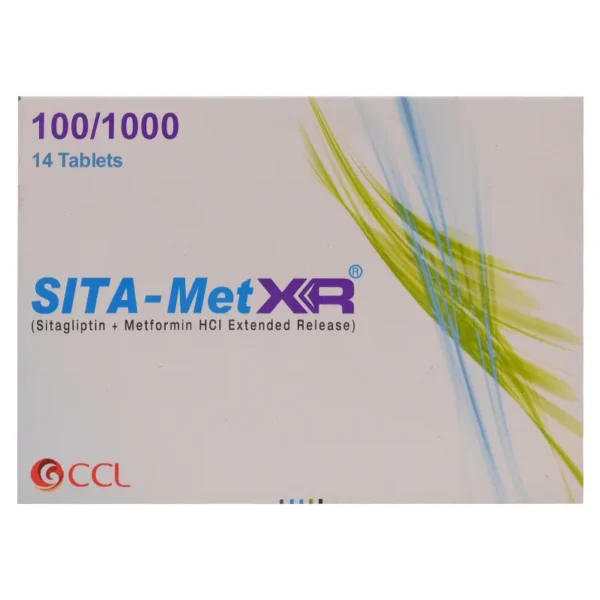 SITA MET XR 100/1000MG TAB