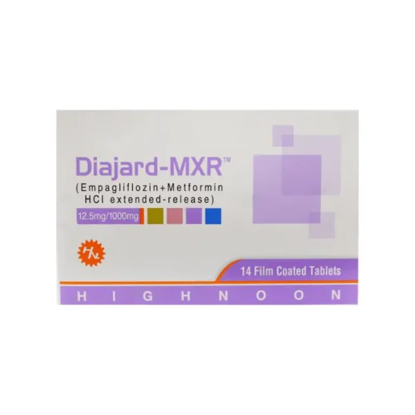 DIAJARD-MXR 12.5/1000MG TABLETS