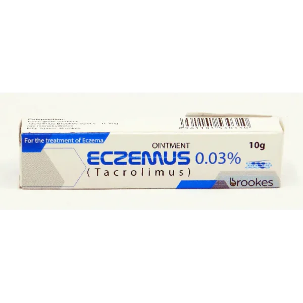 ECZEMUS 0.3% OINT 10GM