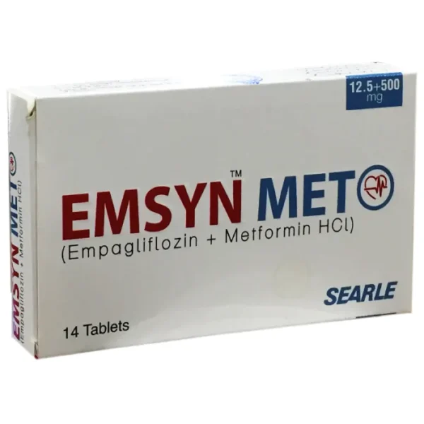 EMSYN MET 12.5/500MG TABLETS