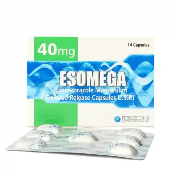 ESOMEGA 40MG CAP 14S