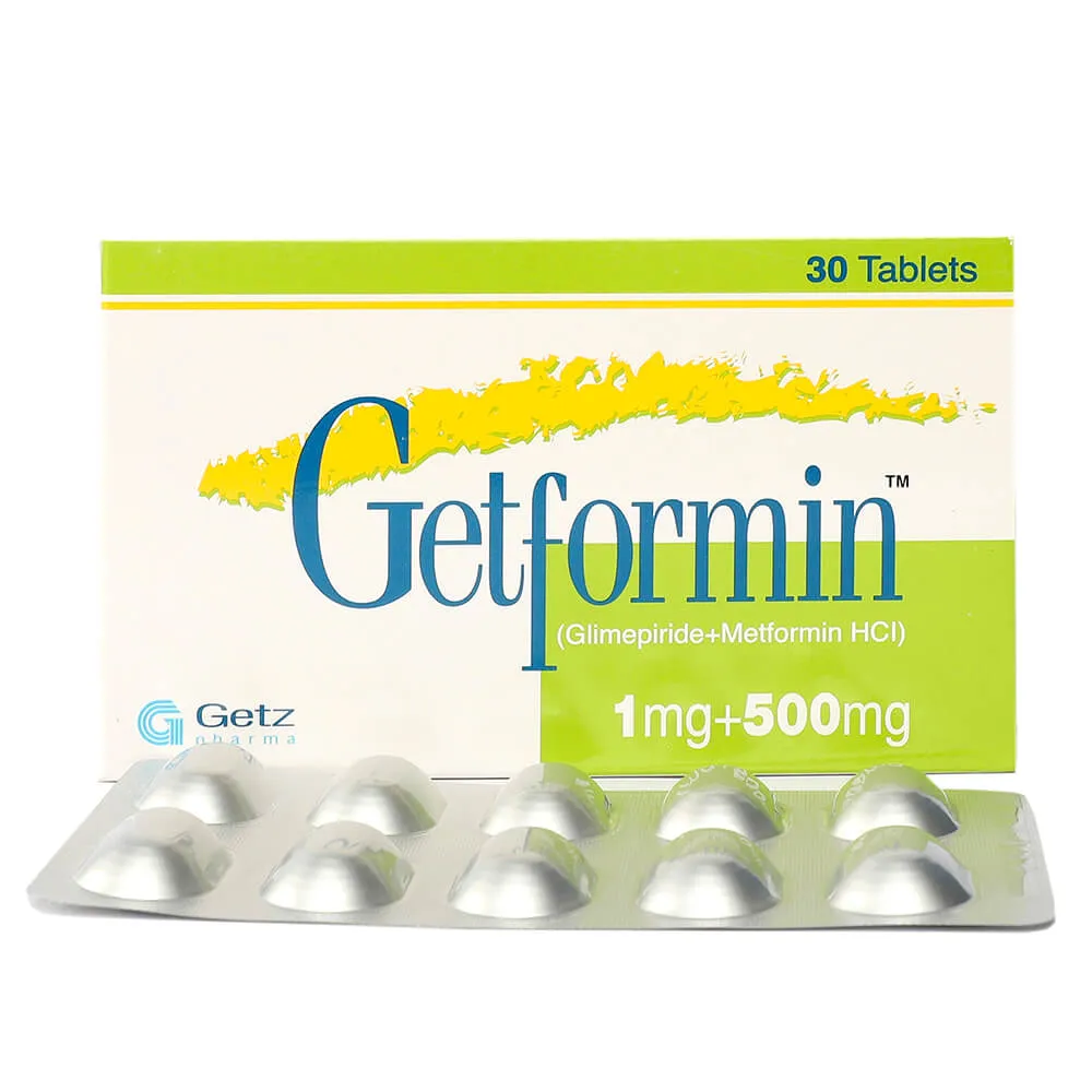 GETFORMIN 1/500MG TAB