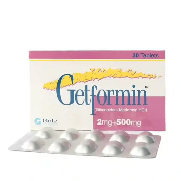 GETFORMIN 2/500 MG TAB