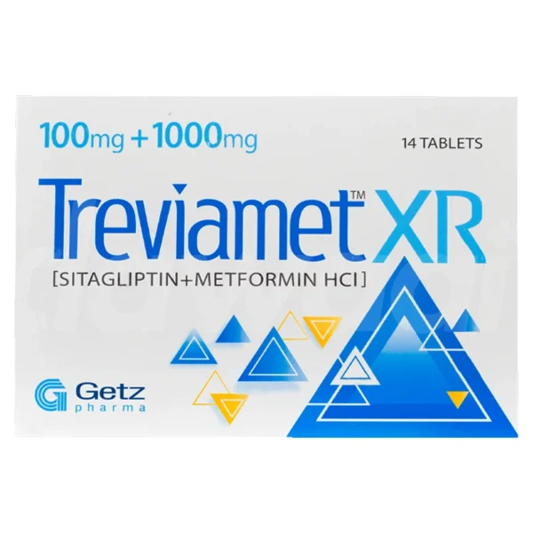 TREVIAMET XR 100/1000MG TAB 14S