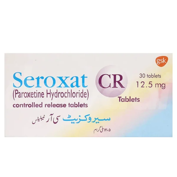 SEROXAT CR 12.5MG TABLETS