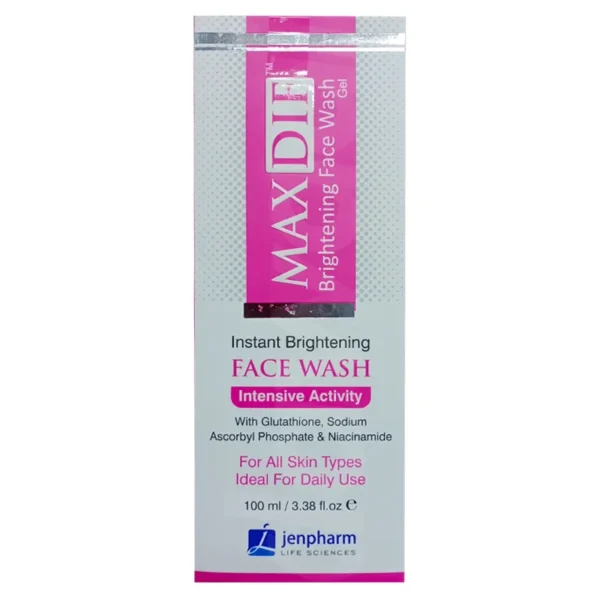 MAXDIF BRIGHTENING FACE WASH 100ML
