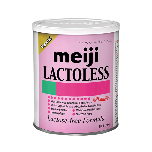 MEIJI LACTOLESS MILK 350GM