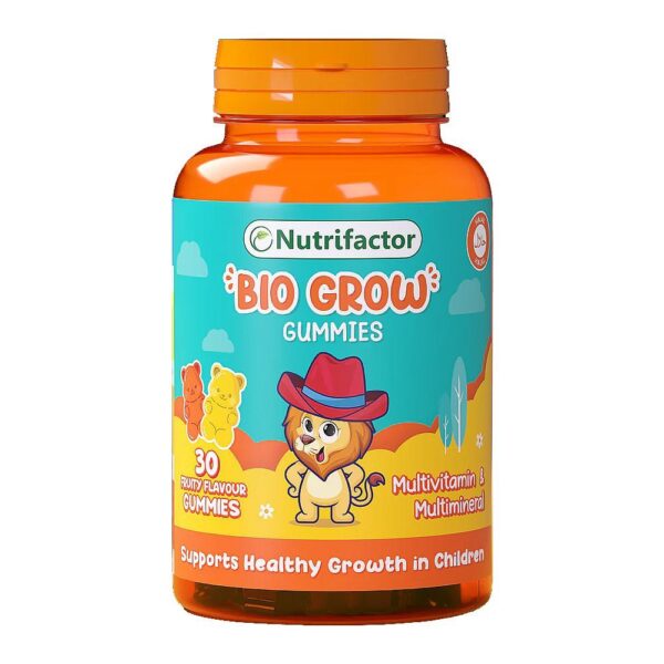 Nutrifactor Bio Grow Multivitamin Food Supplement Gummies, 30-Pack